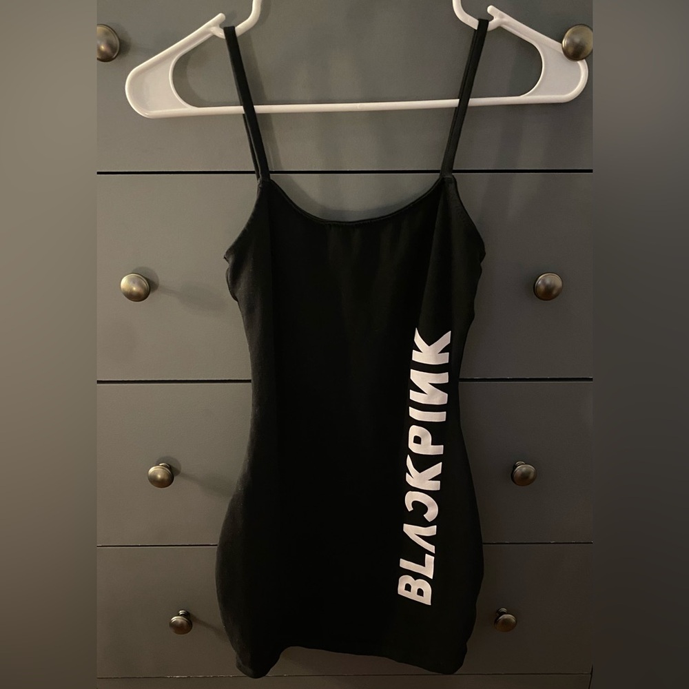 XS H&M Women’s BLACKPINK Bodycon Minidress Black and White
